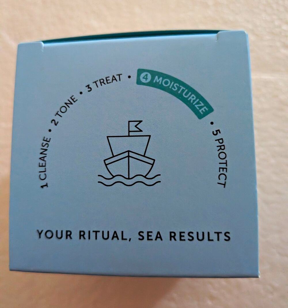 Earth Harbor Azure Peptide Smoothing Water Cream 2 oz 60 mL Moisturizer NEW